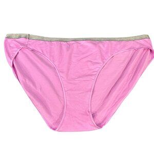 Hanes Womens Size 13 Panty Hi-Cut Brief Just My Size Pink Gray New Without Tags